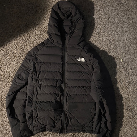 None Other - Men's Dark Puffer Jacket
